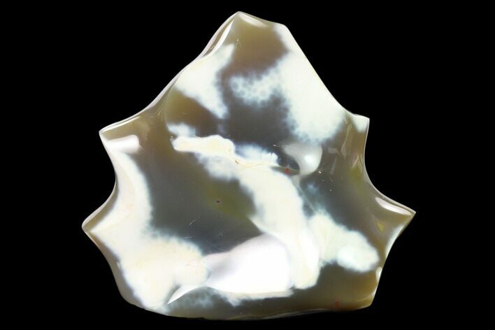 Polished Agate Flame - Madagascar #159582